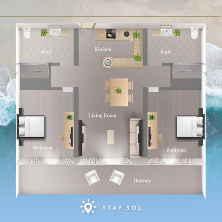 Apartment With Bay View Balcony - Pool - Up To 6 - Gym Hollywood Kültér fotó