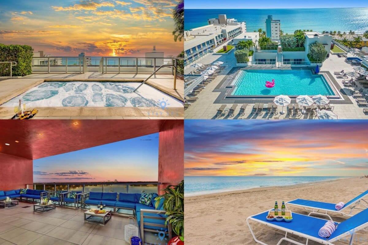 Apartment With Bay View Balcony - Pool - Up To 6 - Gym Hollywood Kültér fotó